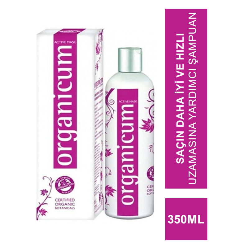 Organicum Active Mask Organik Hidrosollü Saç Maskesi 350ml (S.K.T 01-2024)