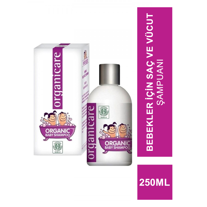 Organicare Organic Baby Shampoo Organik Saç ve Vücut Şampuanı 250ml
