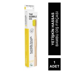 Humble Brush Ekolojik Bambu Hassas Diş Fırçası Yetişkin, Sarı