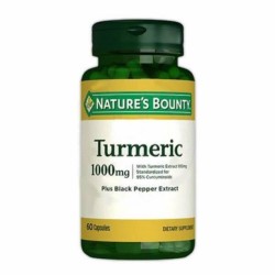 Nature's  Bounty Turmeric Plus 1000mg Black Pepper Extract 60 Kapsül