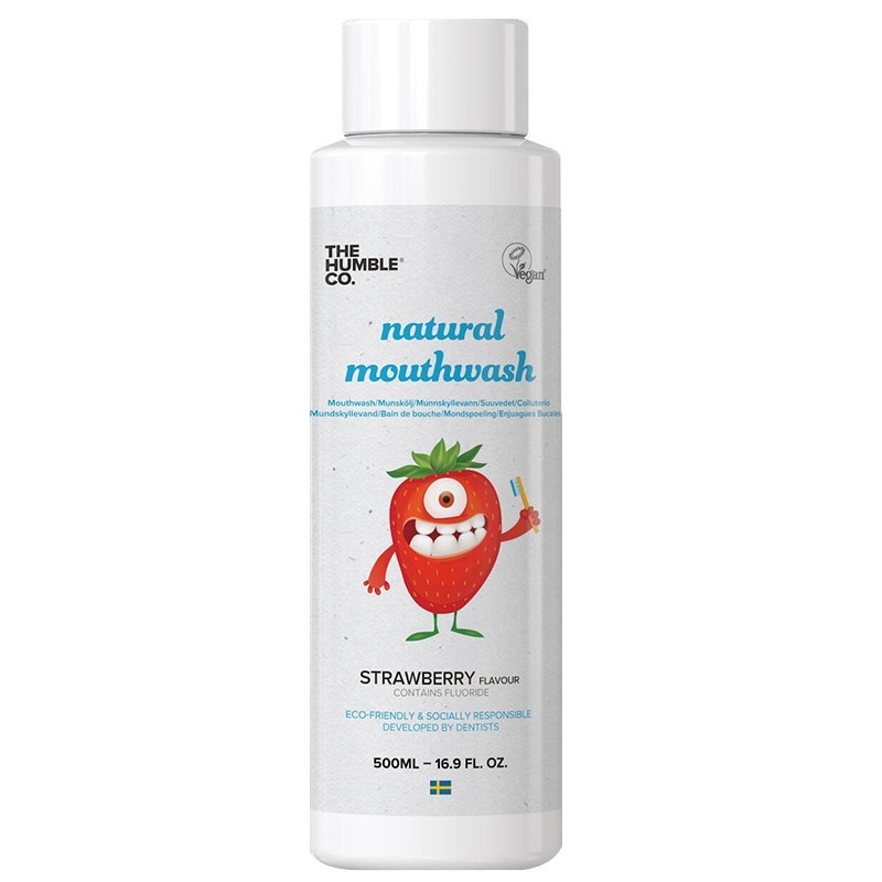 Humble Mouthwash Ağız Bakım Suyu Çilek Aromalı ( Çocuk ) 500 ml
