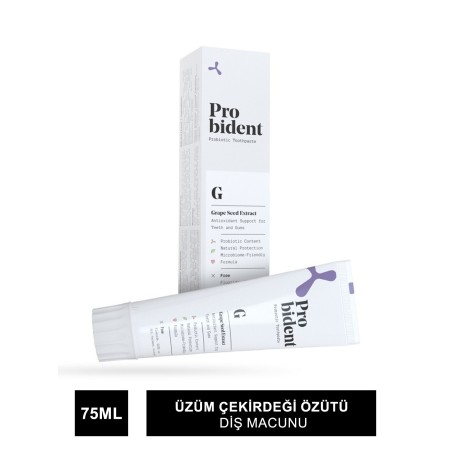 Probident Probiyotik Üzüm Çekirdeği Özütü Diş Macunu 75 ml