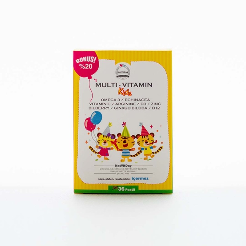 NatVitDay Multi - Vitamin Kids 36 Pastil