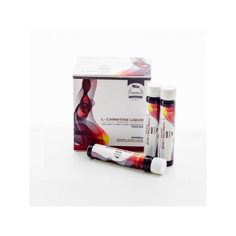 NatVitDay L-Carnitine Plus CLA 3000 Mg 20 Ampül NatVitDay L-Carnitine Plus CLA 3000 Mg 20 Ampül