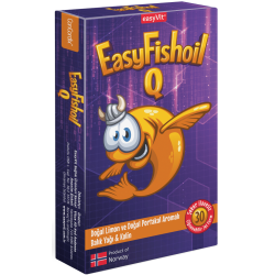 EasyFishoil Q Omega&Kolin Kids 30 Çiğnenebilir Jel Tablet