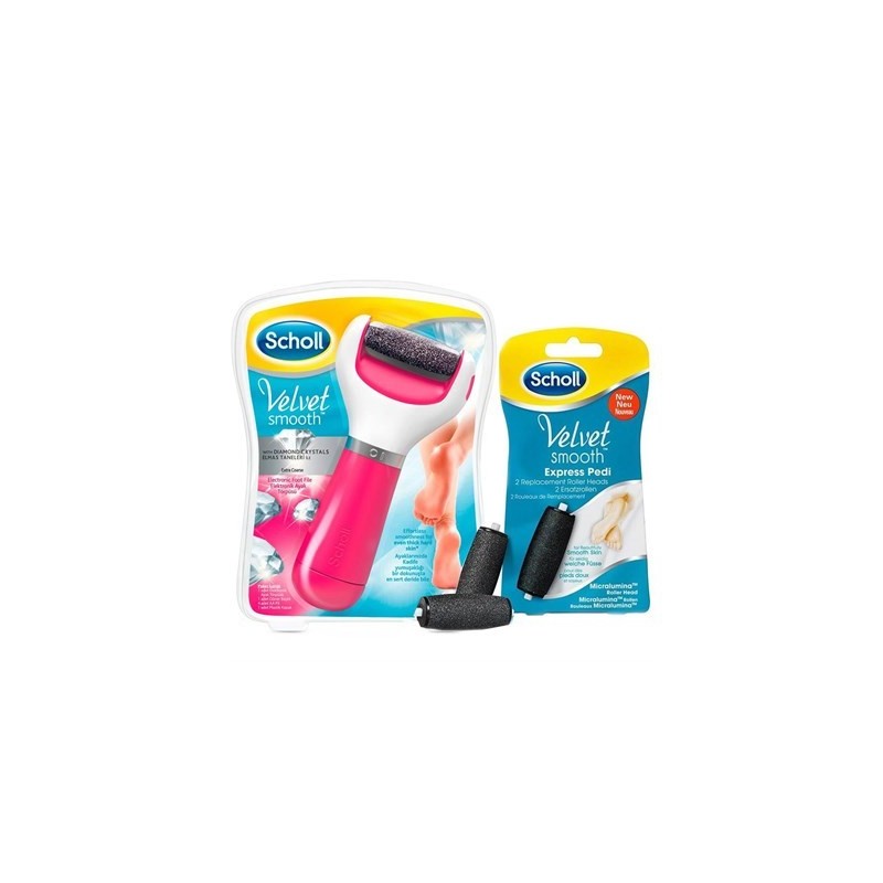 Scholl Velvet Smooth Ayak Törpüsü + Velvet 2' li Yedek Törpü HEDİYE