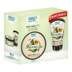 Arko Nem Değerli Yağlar Avokado Krem 250ml + 60ml Set