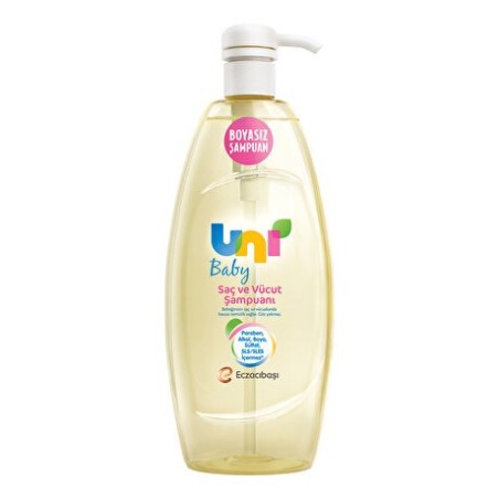 Uni Baby Saç ve Vücut Şampuanı 900 ml