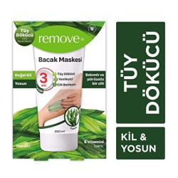 Remove Tüy Dökücü Bacak Maskesi 200 Ml Doğal Kil&Yosun Özlü