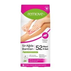 Remove Ağda Bandı Hassas Ciltler İçin 52'li Maxi Set