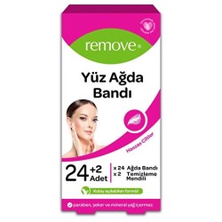Remove Yüz Ağda Bandı Hassas Cilt 24'lü