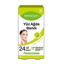 Remove Yüz Ağda Bandı İnatçı ve Sık Tüyler 24'lü