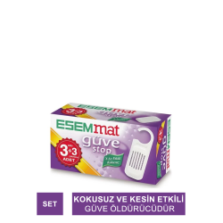 Esemmat Güve Stop ( 3 Askı + 3 Çekmece ) (S.K.T 01-2024)
