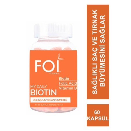 Foi Biotin Vegan Vitamin 60 Kapsül