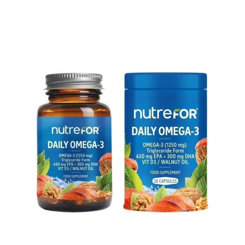 Nutrefor Daily Omega-3 30 Kapsül Nutrefor Daily Omega-3 30 Kapsül