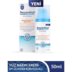 Bepanthol Derma Yüz Bakım Kremi Nemlendirici&Besleyici Spf 25 50 ml (S.K.T 06-2023)
