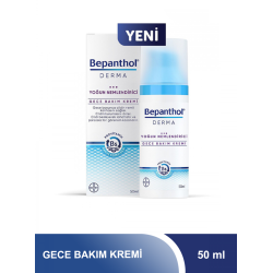 Bepanthol Derma Gece Bakım Kremi Yoğun Nemlendirici 50 ml