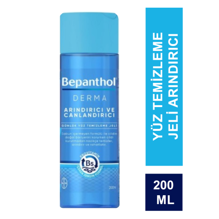 Bepanthol Derma Yüz Temizleme Jeli Arındırıcı 200 ml