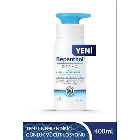 Bepanthol Derma Temel Nemlendirici Günlük Vücut Losyonu 400 ml