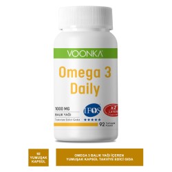 Voonka Omega 3 Daily 1000 mg 92 Yumuşak Kapsül