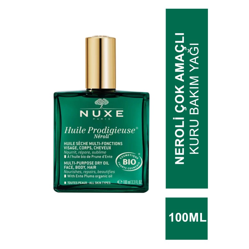 Nuxe Huile Prodigieuse Neroli Çok Amaçlı Kuru Bakım Yağı 100 ml Nuxe Huile Prodigieuse Neroli Çok Amaçlı Kuru Bakım Yağı 100 ml