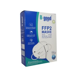 BGood FFP2 Maske Beyaz 10 lu