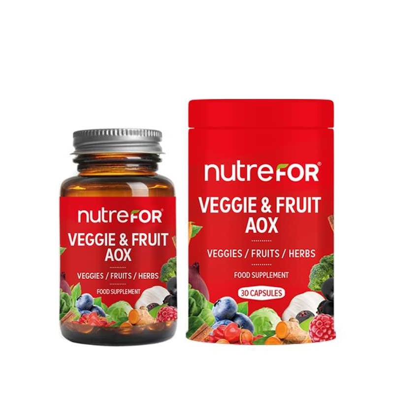 Nutrefor Veggie & Fruit Aox 30 Kapsül Nutrefor Veggie & Fruit Aox 30 Kapsül