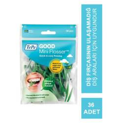 Tepe Good Mini Flosser Çatallı Diş İpi 36 Adet