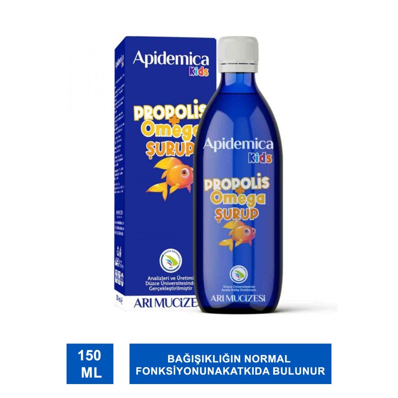 Apidemica Kids Propolis + Omega Şurup 150 ml