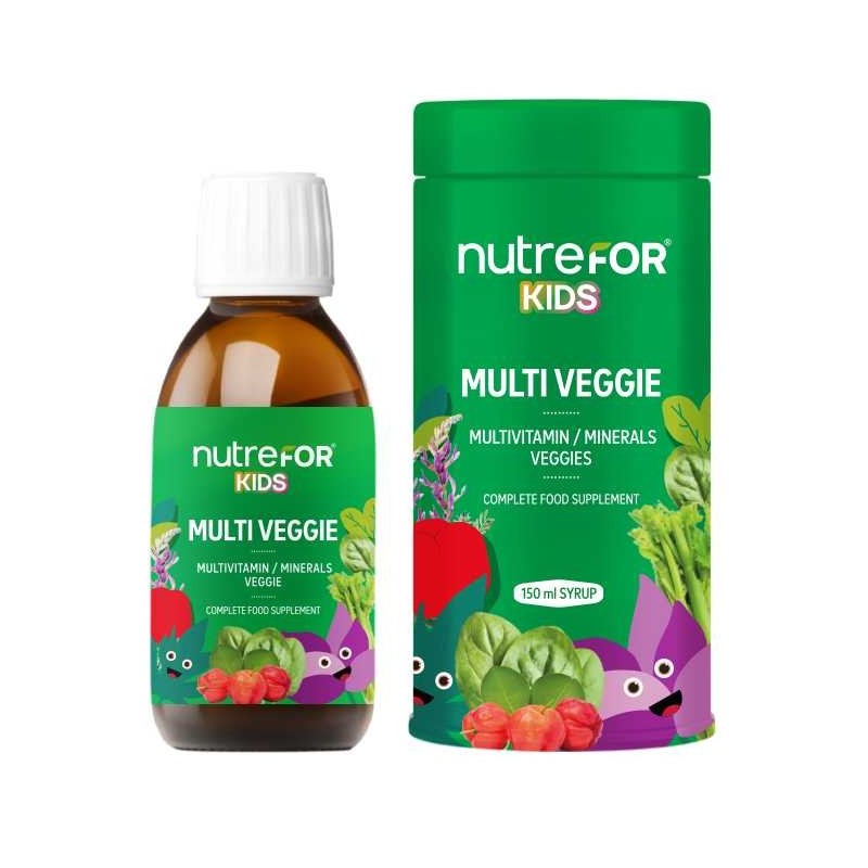 Nutrefor Kids Multi Veggie Şurup 150 ml Nutrefor Kids Multi Veggie Şurup 150 ml