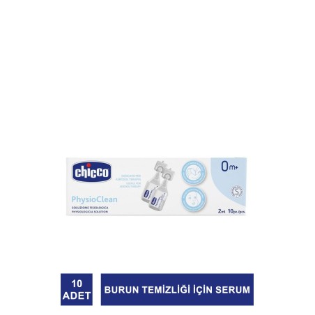 Chicco Physioclean Serum Fizyolojik Solüsyon 10 Adet 2 ml