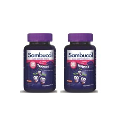 Sambucol Plus Kids Yummies 60 Çiğnenebilir Jelibon 2'li Set