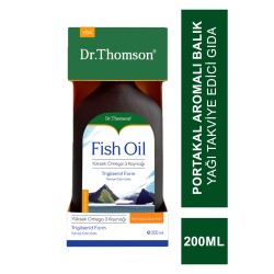 Dr. Thomson Fish Oil Portakal Aromalı 200 ml (S.K.T 04-2024)