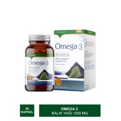 Dr. Thomson Omega 3 Balık Yağı 1200 mg 50 Kapsül (S.K.T 06-2024)