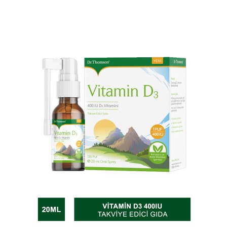 Dr. Thomson Vitamin D3 400IU Sprey 20 ml