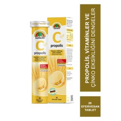 Sunlife Vitamin C Propolis 20 Efervesan Tablet (S.K.T 07-2024)