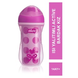 Chicco Isı Yalıtımlı Active Bardak 14 ay+ kız
