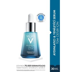 Vichy Mineral 89 Probiyotik Aydınlatıcı Yenileyici ve Onarıcı Serum 30 ml