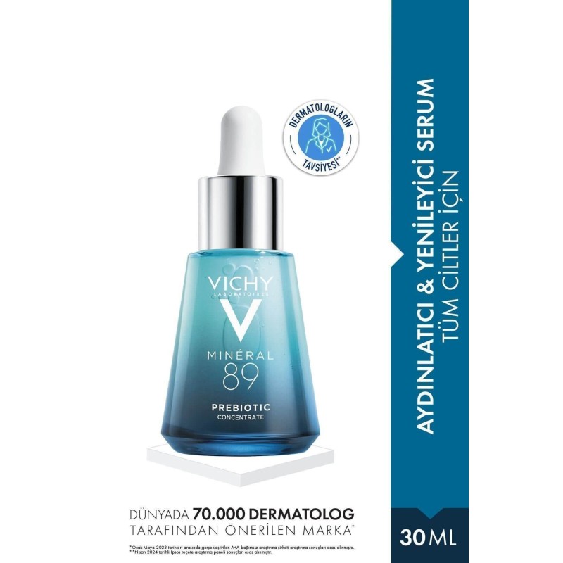 Vichy Mineral 89 Probiyotik Aydınlatıcı Yenileyici ve Onarıcı Serum 30 ml