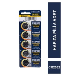 Maxell CR2032 Lithium Hafıza Pili 5 Adet