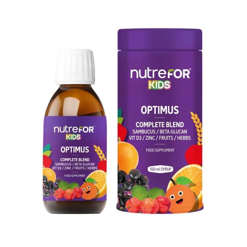 Nutrefor Kids Optimus Complete Blend Şurup 150 ml Nutrefor Kids Optimus Complete Blend Şurup 150 ml