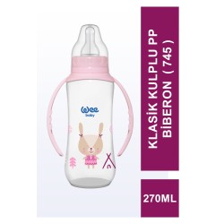 Wee Baby Klasik Kulplu PP Biberon 270 ml