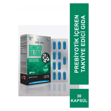 Zade Vital Ginkgo Bilabo 30 Kapsül
