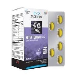Zade Vital Keten Tohumu Yağı 60 Kapsül