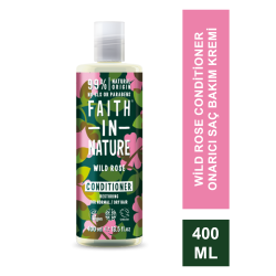 Faith In Nature Wild Rose Conditioner Onarıcı Saç Bakım Kremi 400 ml
