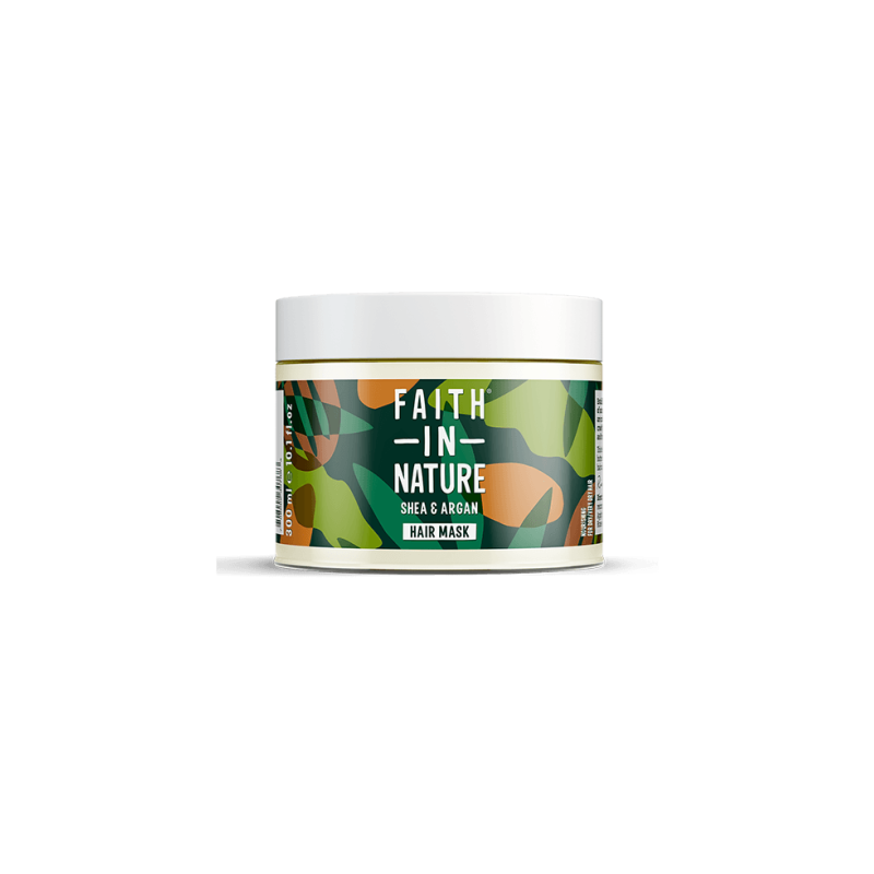 Faith In Nature Shea & Argan Hair Mask ( Besleyici Saç Bakım Maskesi ) 300 ml