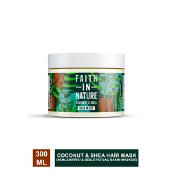 Faith In Nature Coconut & Shea Hair Mask Nemlendirici & Besleyici Saç Bakım Maskesi 300 ml