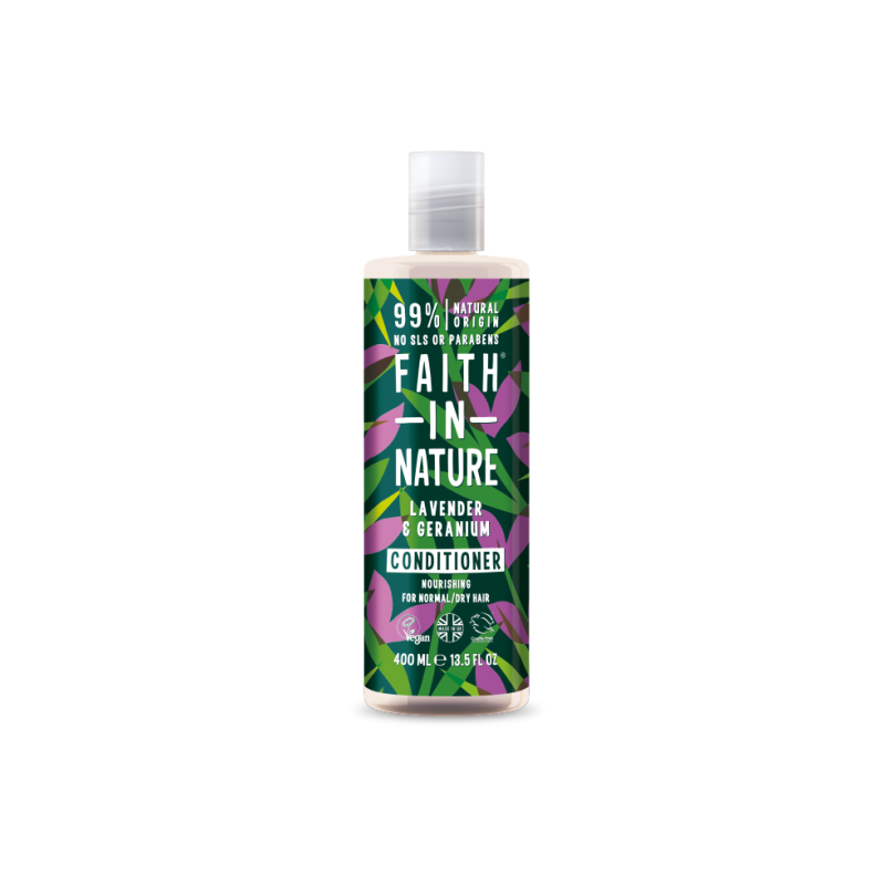 Faith In Nature Lavender & Geranium Conditioner ( Rahatlatıcı Saç Bakım Kremi ) 400 ml Faith In Nature Lavender & Geranium Conditioner ( Rahatlatıcı Saç Bakım Kremi ) 400 ml