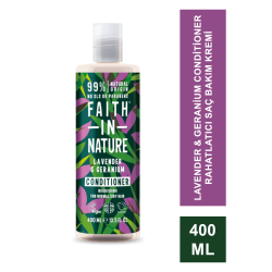 Faith In Nature Lavender & Geranium Conditioner Rahatlatıcı Saç Bakım Kremi  400 ml