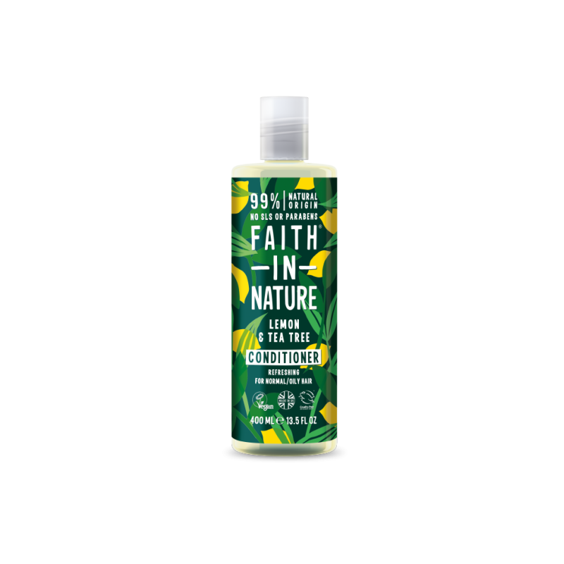 Faith In Nature Lemon & Tea Tree Conditioner ( Ferahlatıcı Saç Bakım Kremi ) 400 ml